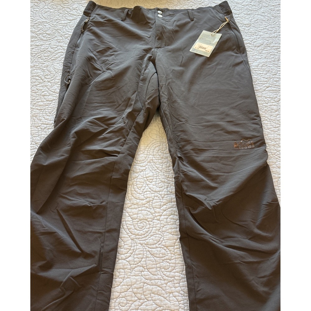 REI Co-op Activator NWT Women's Size XL Tall Black Soft-Shell Hiking Pants - Picture 2 of 12